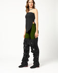 "Zombie " Black thigh high swaps