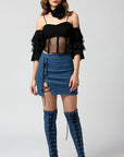 Denim tie me up swaps
