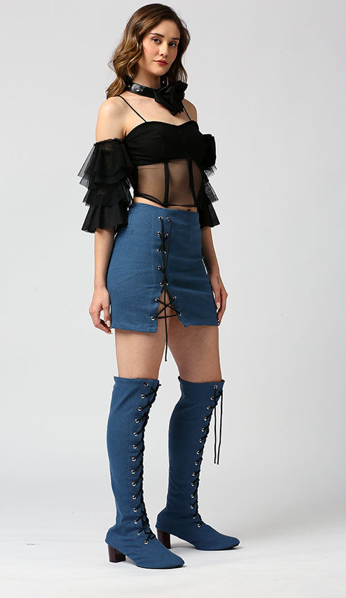 Denim tie me up swaps