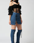 Denim tie me up swaps