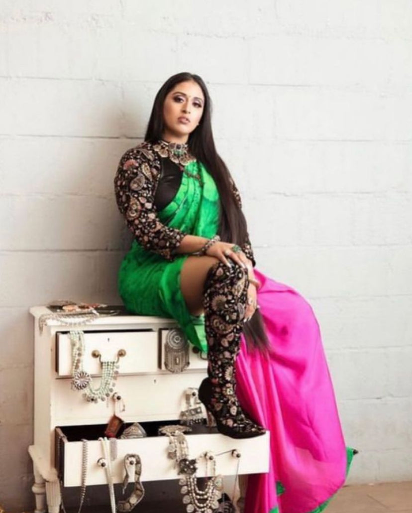 Raja Kumari in our "Sunshine ice" boot swaps
