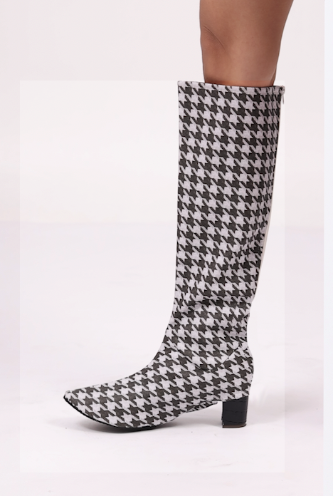 "Houndstooth" boot swaps