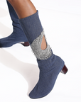 "The Marina" Denim Boot swaps