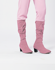 "Pearl" Suede slouchy boot swaps