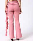 Pink pants with a removable sash