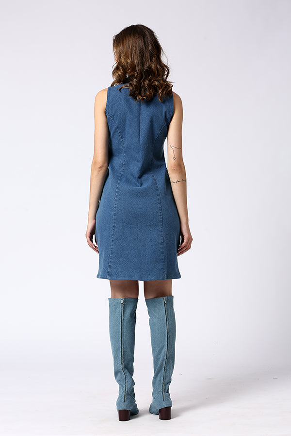 Buy Pepe Jeans Women Blue Solid Shirt Dress - Dresses for Women 4323694 |  Myntra