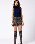 All over embroidered mini skirt- sold out